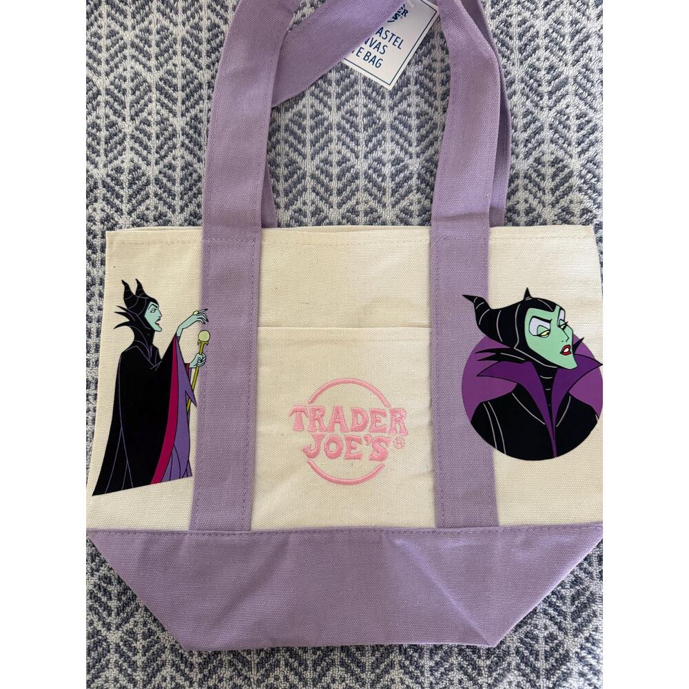 Disney Malificent Mali Sleeping Beauty Custom Made Trader Joes Mini Tote
